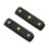 1 Pair Soft PU Leather Handle Sleeve Handle Protectors-Black 1