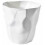 Creative Irregular Design Trash Can, Stylish White Color For Small Space Suitable, Durable Plastic With Easy Clean Surface For Versatile Use As A 1