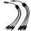 Y Type 4 to 1 Adapter Solar Panel Cable Wire Connectors Adapter Photovoltaic Panel Convergence Cable 1