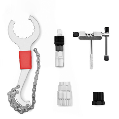 Steel Bike Repair Tool Kit, Electroplated, 600g, Multi-Function 1