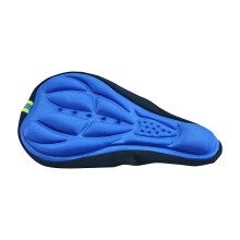 Bicycle Seat Cushion Gel Pad For Long Distance Riding, Breathable Lining Extra Comfortable Saddle Cover With Shock Absorbing Design For Mountain Road