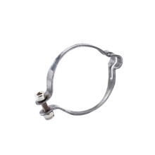 Brake Cable Guide Replacement Clamp, High Quality Steel Cable Clamp for Bike Derailleur Line with Hollow Design (1PCS)
