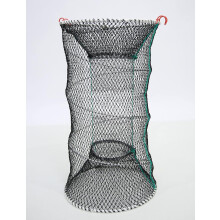 Handy Collapsible Fishing Trap With Polyethylene Netting For Easy Catching And Storage
