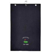 1 Personalised Microfiber Golf Towel With Aluminum Carabiner, Golf Accessories For Men With Waffle Design For Superior Cleaning, Golf Gifts For Men Fo