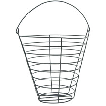 Professional Golf Equipment, All Metal Golf Ball Container, Large Capacity Foldable Handle, Lightweight, Ideal for Schools Golf Courses Driving Ranges