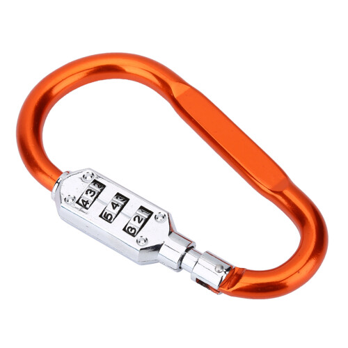 Resettable Combination Travel Lock, Secure Three Digit Code With Rapid Unlocking For Versatile Usage In Office Home Gym School