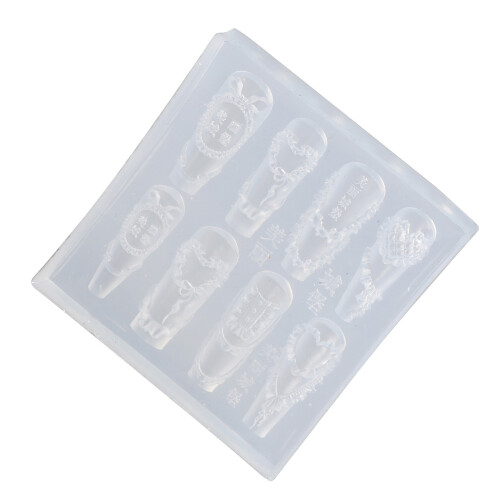 Reusable Soft Silicone Nail Template For Handmade-Style 2