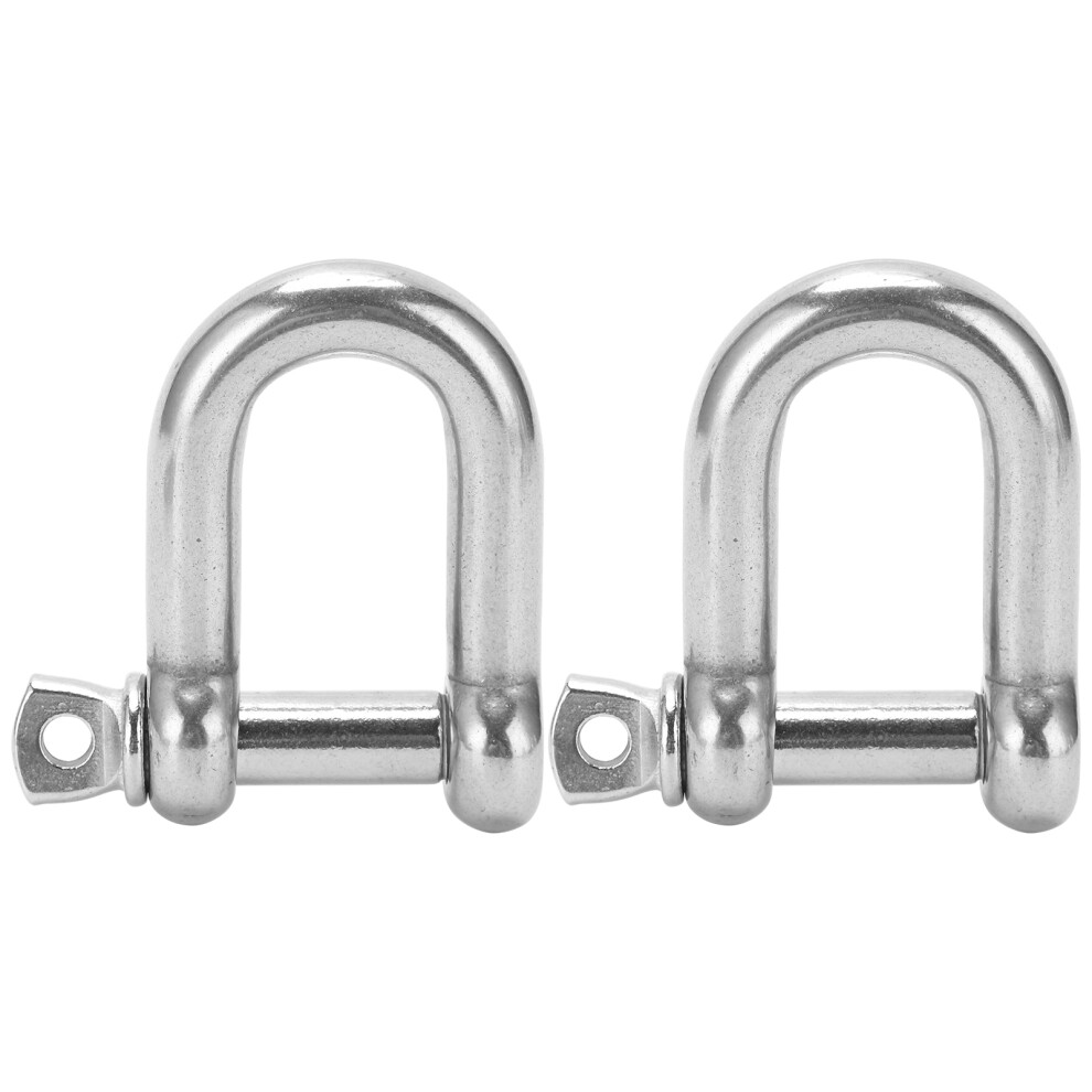 Marine Grade D Shackle Stainless Steel Corrosion Resistant Heavy Duty Forged Construction Tool Tethering Secure Attachment High Strength Rust 9483153250620