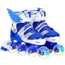 Adjustable Roller Skates For Kids And Adults, Flashing Wheels Light Up Inline Skates With No Battery Needed, High Quality Bearings Reusable Outdoor In