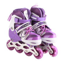 Adjustable Roller Skates For Kids And Adults, Flashing Wheels Light Up Inline Skates With No Battery Needed, High Quality Bearings Reusable Outdoor In