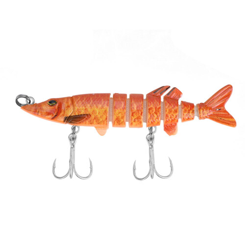 Ζωντανό Swimbait, δέρμα προσομοίωσης ψαριού με ενσωματωμένη κουδουνίστρα για