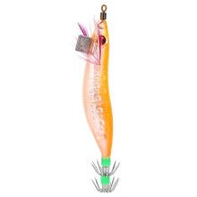 Squid Jig Hook Saltwater Fishing Bait With Dual Layer Sharp Split Hooks High Quality Plastic Metal Material Glow In The Dark Technology Perfectly Bala