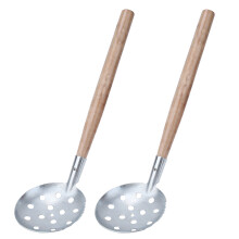 Winter Fishing Companion, Wooden Non Slip Handle Ice Scoop With Quick Water Drainage, For Ice Fishing Enthusiasts