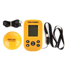 Portable Fish Finder with Backlight Mode, Sonar Transducer for Accurate Depth Reading in Rivers, Lakes, Oceans