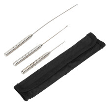 Bait Needle Set For Smart Rigging, Precision Design Stainless Steel Fishing Drill Tackle Rigging Tool Kit For Making Rigs, Includes 1PC Hook Needle, 1