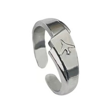 Modern Unisex Jewelry Everyday Wear Ring Alloy Texture-A