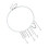 Sparkling Clear Bead Stackable Necklace Romance Tassels Heart 1