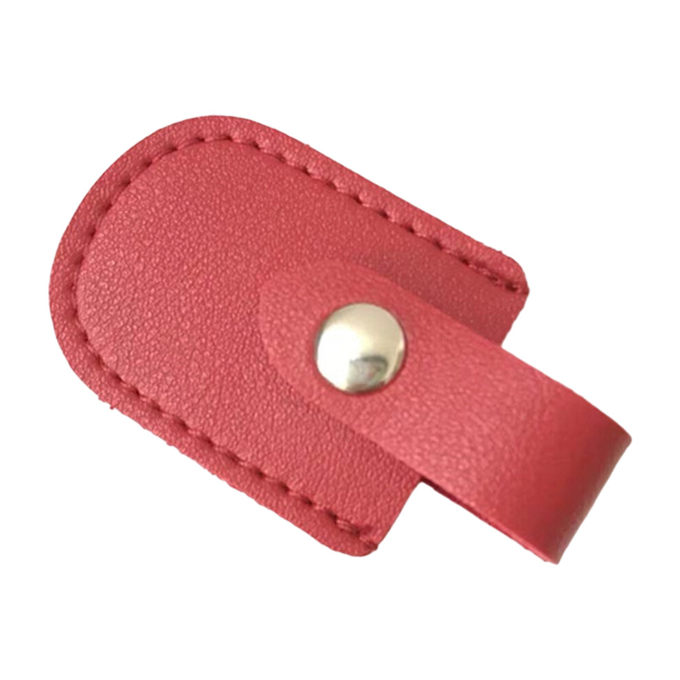 Leather Pouches Practical Scissor Sheath Flexible Scissor-Red 7732000637445
