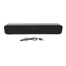 Immersive 3D Stereo Speaker, Portable Bluetooth Sound Bar with Built-In FM Radio for Indoor and Outdoor Fun