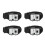4PCS Scour Counter Uhren Tragbare manuelle Uhr 2