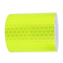 Reflective Tapes for Night Use, Crystal Grid Material Self-Adhesive Design High Visibility Waterproof Honeycomb Patterns for Road Transport Bicycles