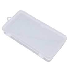 Plastic Tackle Box Clear Transparent Container Featuring Seamless Edges Organizer With Lid For Storing Fishing Accessories And Small Craft Items