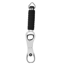 Fish Lip Gripper Tool With Scale Max 48 LBS Durable Stainless Steel Fishing Grip Grabber For Saltwater Freshwater Ergonomic Handle Anti Slip Grip