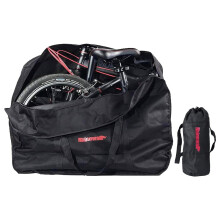 Folding Bike Bag, Waterproof Lightweight Wear-resistant Travel Carrier for 14" - 20" Folding Bicycles, Universal Compatibility Heavy Duty Adjustable S