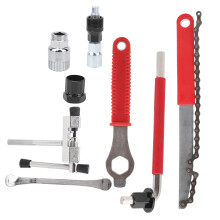 Kit d'entretien professionnel pour vélos, outil de démontage de cassette en acier haute résistance, clé de démontage de roue libre, extracteur