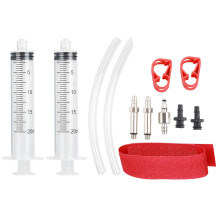 Bicycle Brake Bleed Kit for Hydraulic Disc Brakes High Quality Brass Components Safe Material Wider Application Compatible Formula Upgraded Design wit