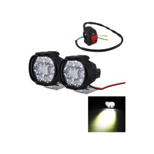 Superklare LED-lyskapsler, aluminiumslegeringshus med ravfarvet kørelys til universel kompatibilitet med terrængående køretøjer, tredobbelt