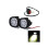 Φωτιστικά LED Super Brightness, Περίβλημα από κράμα αλουμινίου με πορτοκαλί DRL για 1