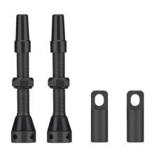 2PCS Bike Tubeless Air Valve Stem,Black,Tubeless Valve Stem Kit for Tubeless Tires-2 Tubeless Valve Stem+ Valve Core Removal Tool(Black),Mountain Bike