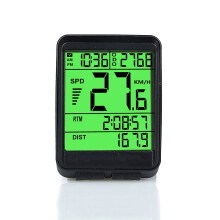 Innovative Cycling Companion, Wireless Design & Lcd Display, Smart Bike Computer For Outdoor Adventures