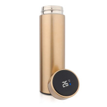 Intelligent Water Companion, Smart Water Bottle with LCD Touch Screen, Vacuum Insulated Tumbler Keeps Beverages Perfectly Chilled or Warm, Leakproof D