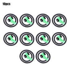 High-Quality Rubber Fishing Rod Hook Keeper, Elastic Rubber Rings Assorted Sizes, Secure Design for Safe Lure Storage