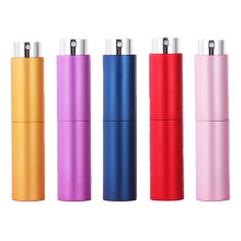 Elegant Portable Perfume Atomizer, Travel Refillable Bottle with Aluminum Shell, Multipurpose Cosmetic Storage for Men and Women, Environmentally Frie