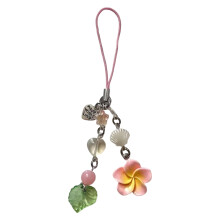 Modieuze mobiele band met Plumeria-legeringstextuur,-Roze