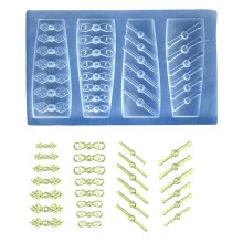 Moule en Silicone pour Nail Art, motif Floral 3D délicat,-CS144