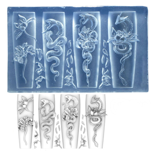 High Quality Silicone Accessory Mold for 3D Carving-CS139