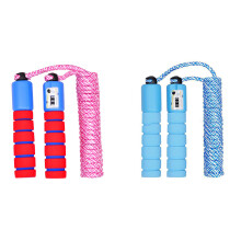 Workout Jump Rope for Kids Fitness, Durable Tangle-free 7ft Adjustable Skipping Rope, Non-Slip Foam Handles, Portable, for Boys, Girls, Children's Out
