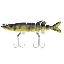 Bionic Fishing Lure, Realistic Bass Fishing Attraction With Multi Jointed Body Design For Wide Range Of Fishing Species