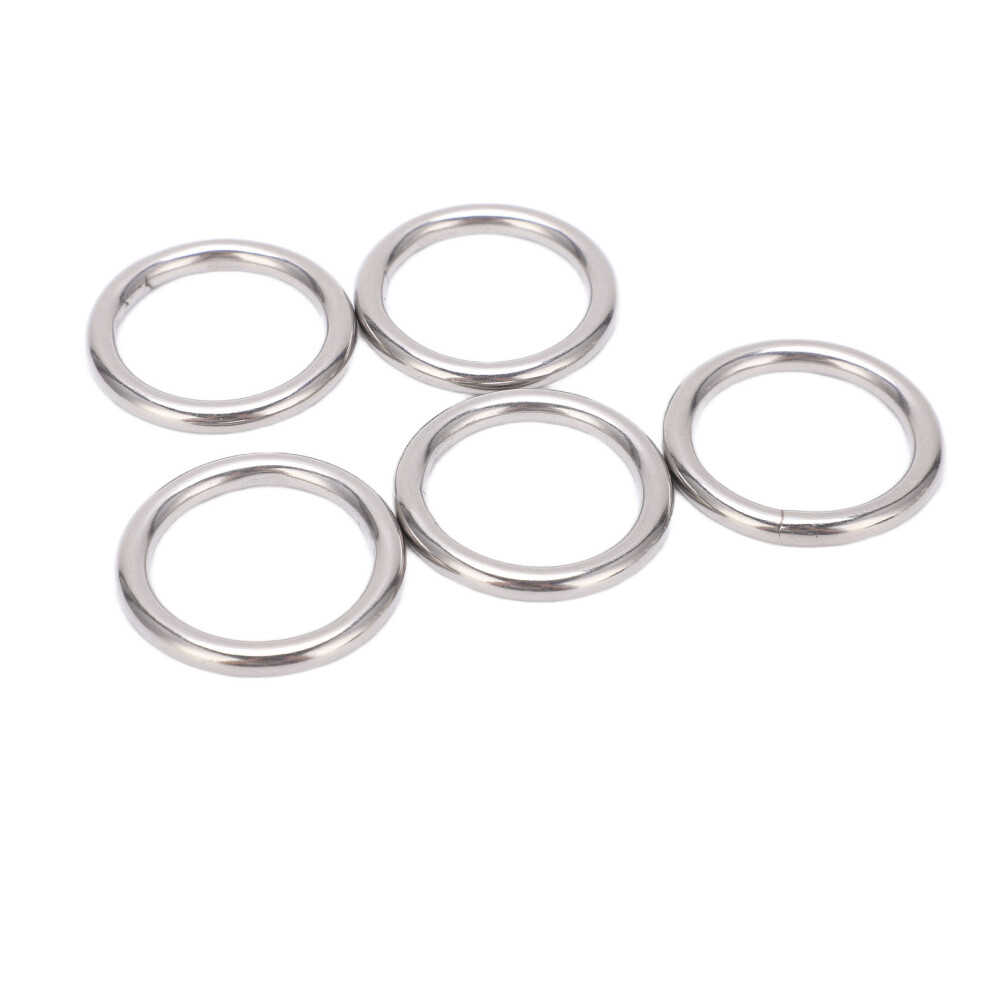 Stainless Steel O Ring Heavy Duty, 304 Stainless Steel Anti Rust Multi Purpose Welded Metal Ring With Smooth Surface For Outdoor Dog Leash Yoga Hammoc 9463374107750