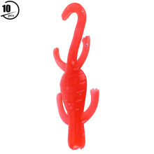 Weicher Köder, Mini-Regenwurm-Imitat, realistische Krähenwurm-Schwimmflügel, lebensechte Schwimmbewegungen im Wasser, weicher Angelköder für