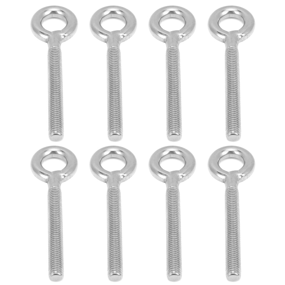 Heavy Duty Stainless Steel Threaded Eyebolts Rust Resistance Corrosion Resistance Attachment And Suspension Durable And Safe For Pipeline Gate Valves 9301476040868