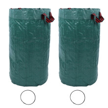 Heavy Duty Garden Bags, Reusable Yard Waste Bags, Large Capacity Leaf Bags, Multi-purpose Lawn Debris Bags, Durable Polypropylene Fabric Bags for