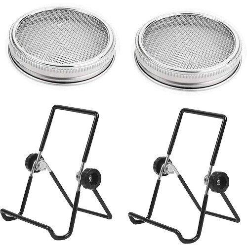 Sprouting Solutions, Multi Purpose Use In Any Setting, Non-slip Design Provides Safety, Stainless Steel Sprouting Stands For Durable Performance,