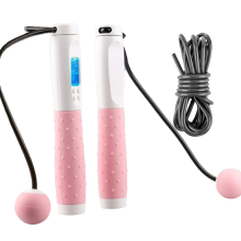 Smart Jump Rope with Digital Counter, Fitness Jump Rope for Men Women Kids - Precise Workout Tracker with Anti-slip Handles, Adjustable Length & High-