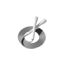 Racing Skipping Rope: Freestyle Jump Rope For Sports And Fitness, High Speed Jump Rope With Tangle Resistant Pvc Cord, Gray