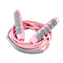 Jump Rope For Fitness, Cotton Adjustable Skipping Rope With Skin-Friendly Foam Handles, Tangle-Free And Anti-Winding Design, Adjustable Length For Car